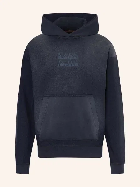 Napapijri Bluza Z Kapturem B-Comel blau granatowa
