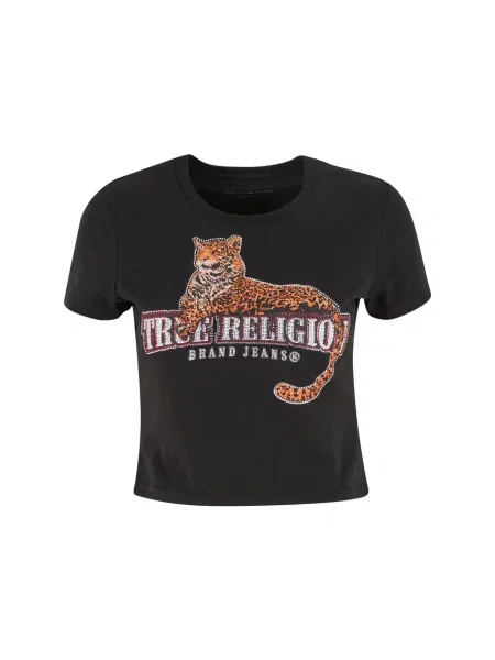 True Religion Tričko mix barev černá