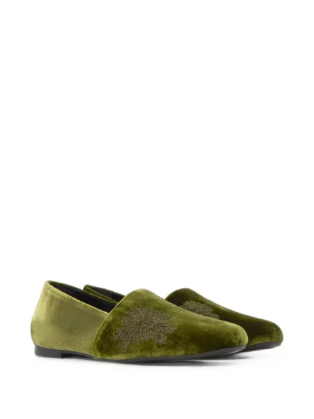 Φλοράλ loafers Castañer πράσινο