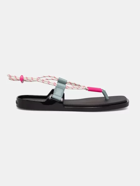 Calvin Klein sandali BEACH SANDAL ROPE PU 2 črna