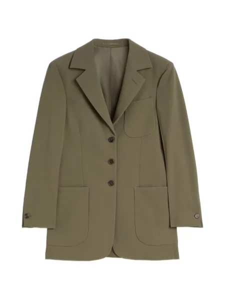 Sacou Jil Sander de lână verde