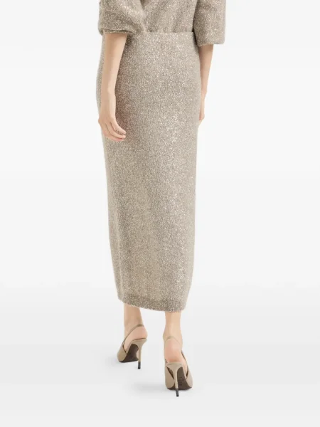 Spódnica midi Brunello Cucinelli do kolan