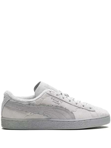 Sneakerși Puma Suede din piele de căprioară gri