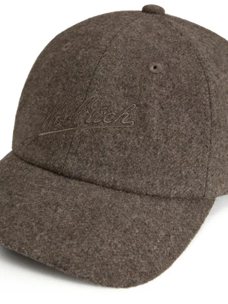 Șapcă Woolrich cu broderie maro