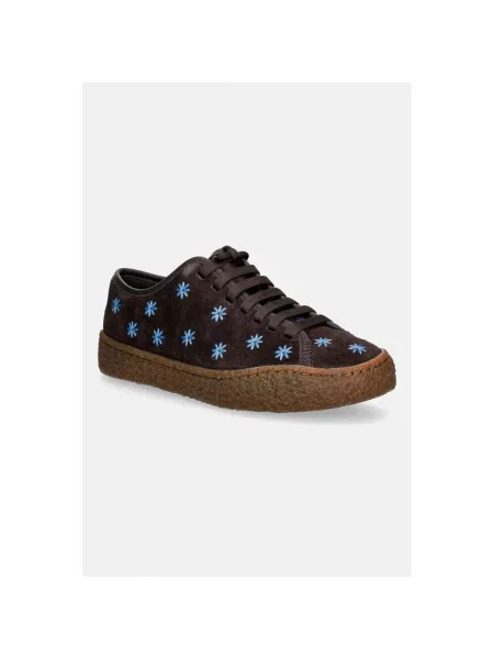 Camper sneakersy zamszowe Peu Terreno brązowe