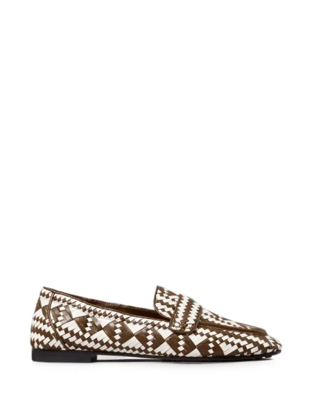 Pantofi loafer Tory Burch maro