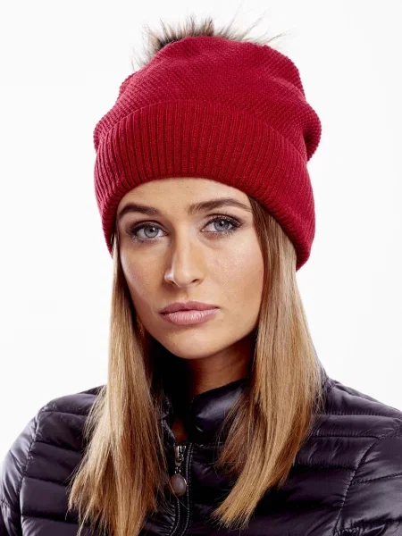 Șapcă Wool Fashion Italia roșu