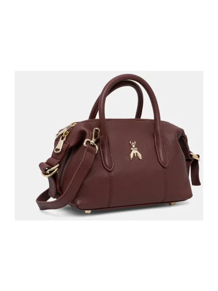 Patrizia Pepe torebka crossbody skórzana czerwona