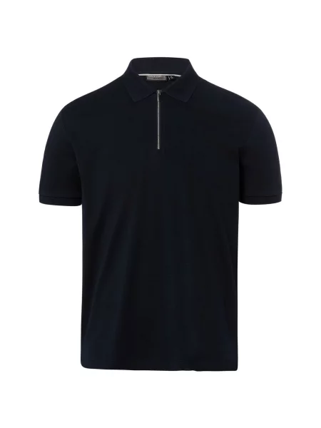 Finshley & Harding koszulka polo Mężczyźni jednolity S niebieski