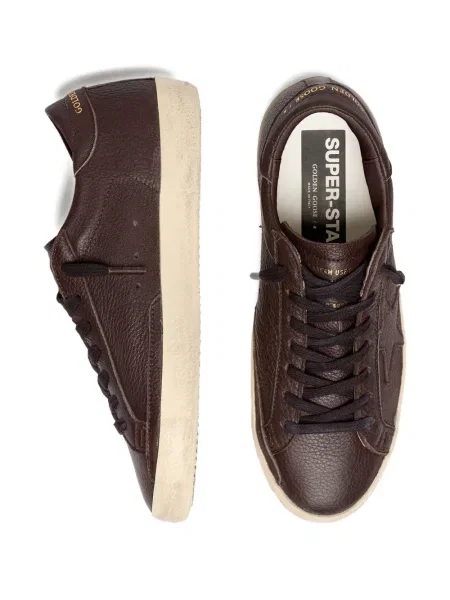 Sneakerși Golden Goose din piele maro