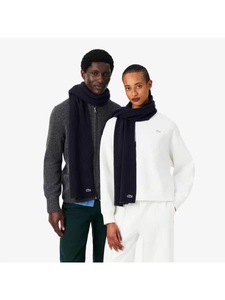Шарф Lacoste синий