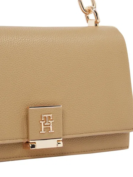 Tommy Hilfiger Geantă Th Her Med Crossover Maro bej
