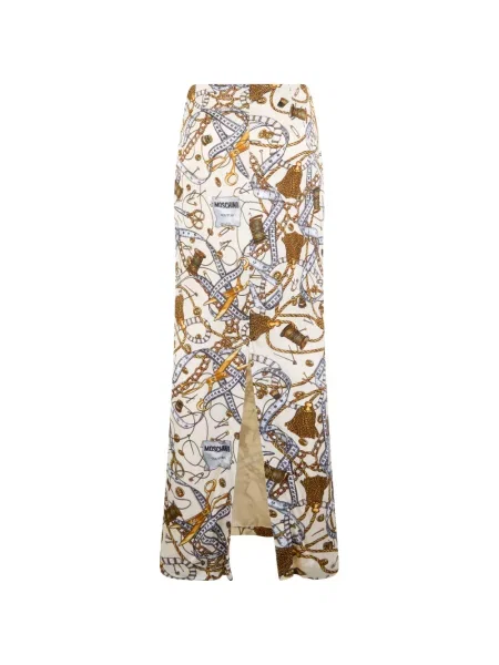 Fusta maxi Moschino cu imagine