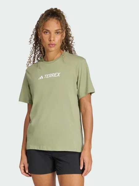 Футболка спортивна adidas зелений