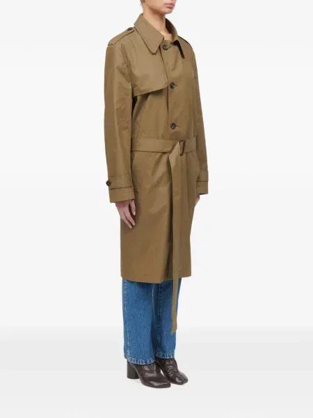 Cu centură trenci Mm6 Maison Margiela verde