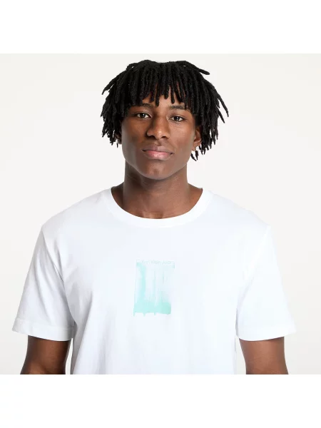 Póló Calvin Klein Jeans Brush Stroke Graphic Tee White XXL fehér