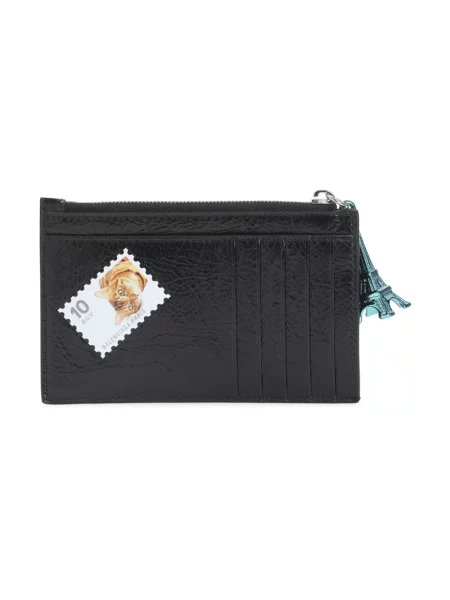 Długi portfel Balenciaga Cash czarny