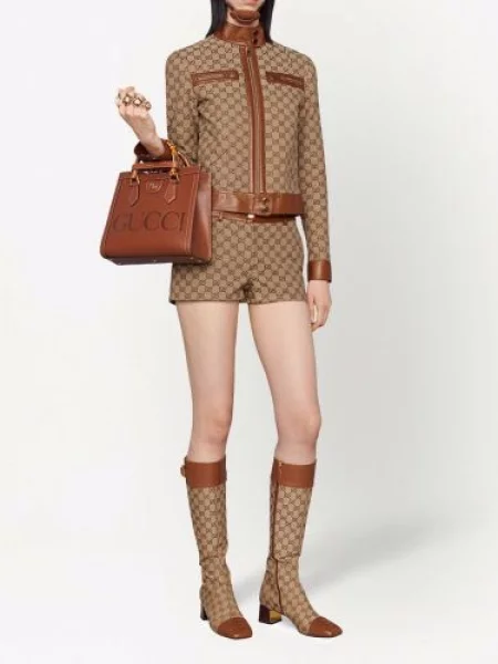 Odinė striukė Gucci
