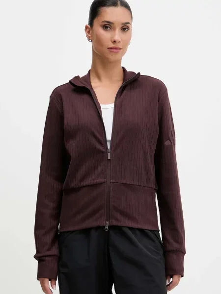 Adidas bluza All Szn Winterized gładka brązowy