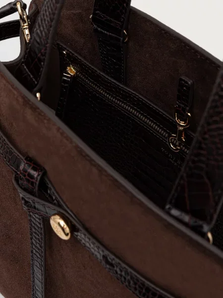 TORY BURCH Shopper táska Romy | hasított bőr barna