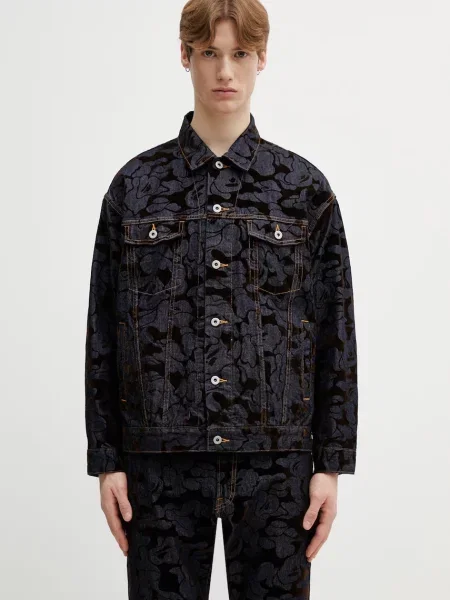 A Bathing Ape geacă jeans Camo Flocked