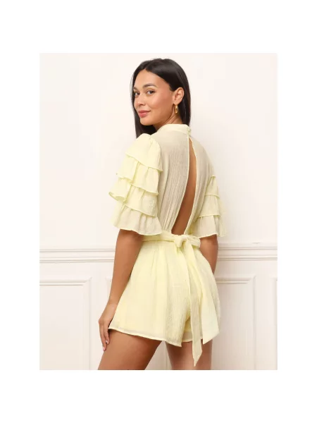 Salopetă La Modeuse galben