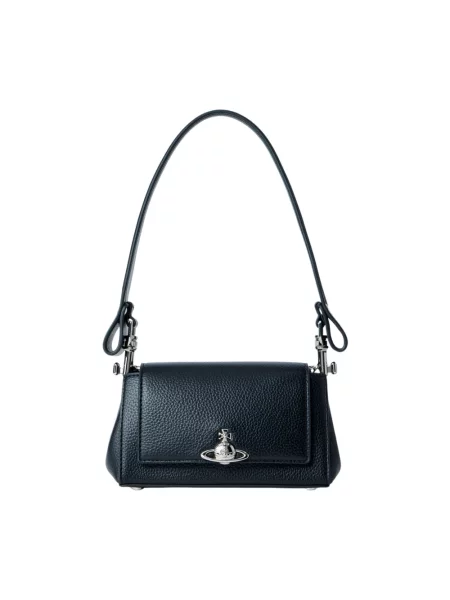 Torebka Vivienne Westwood z logo czarna