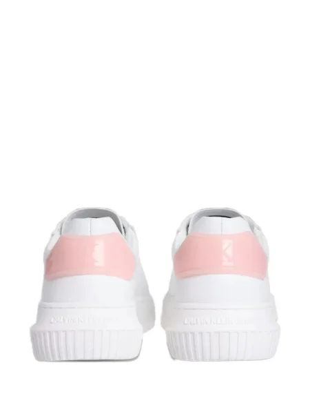 Sneakerși Calvin Klein din piele alb