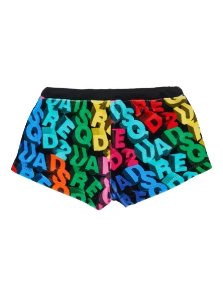 Szorty dziecięce Dsquared2 czarne