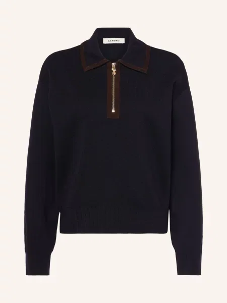 Sandro Sweter blau granatowy