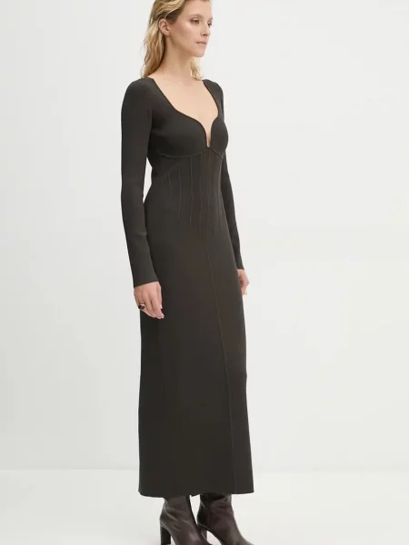 Nanushka rochie JERICA negru