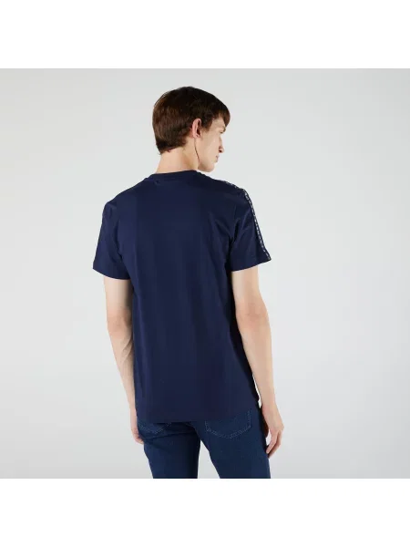 Футболка Lacoste с круглым вырезом синяя