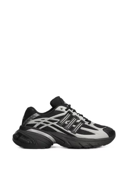 Sneakerși Adidas cu șireturi plasă negru