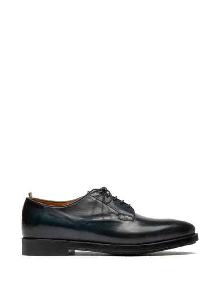 Pantofi derby Officine Creative cu șireturi din dantelă albastru