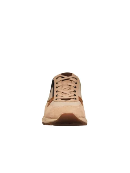 Sneakersy Xti skórzane beżowe