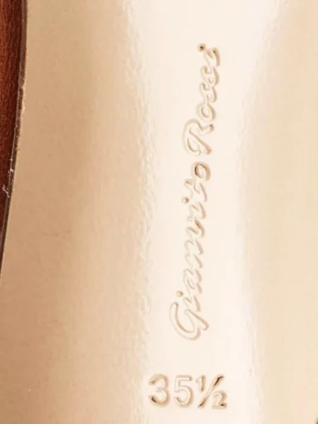 Pantofi cu toc Gianvito Rossi portocaliu
