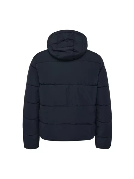 Kurtka Superdry z kapturem niebieska