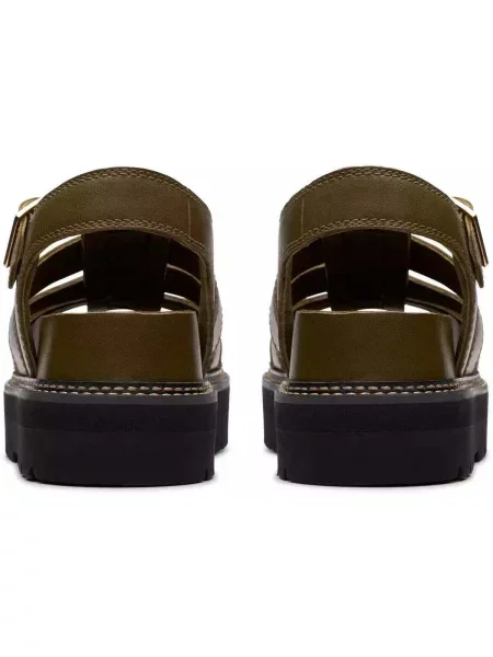 Sandále Clarks zelená