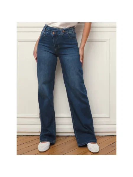 Blugi La Modeuse albastru