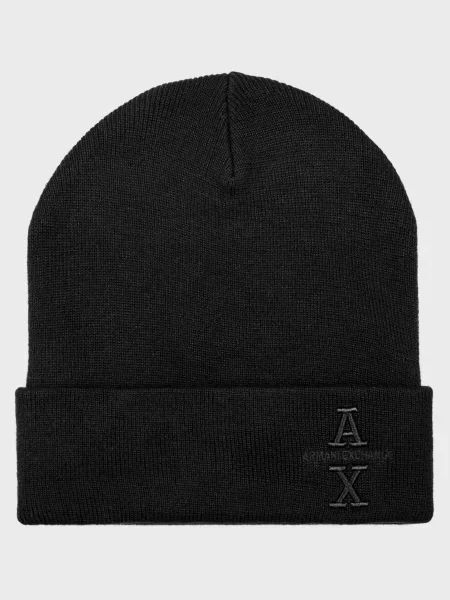 Шапка Armani Exchange чорна
