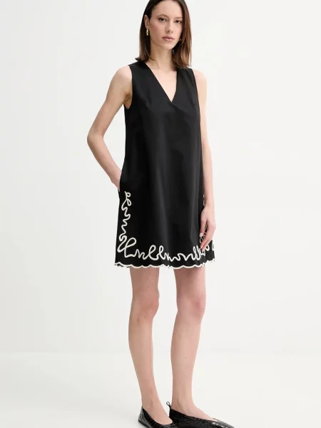 Mała mały sukienka mini Hugo Boss elegancka czarna