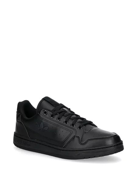 Τρέξιμο παντελόνι Adidas από διχτυωτό slip-on μαύρο