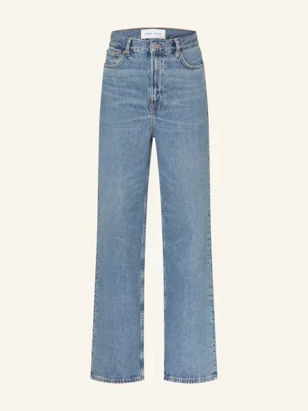 Samsøe Samsøe Jeansy Wide Leg Rebecca blau niebieskie