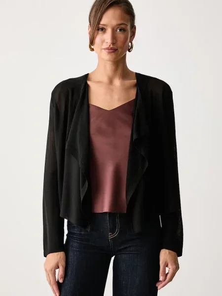 United Colors of Benetton cardigan pentru femei cu vâscoză negru