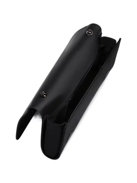 Σατέν clutch Le Silla με αυτόγραφο μαύρο