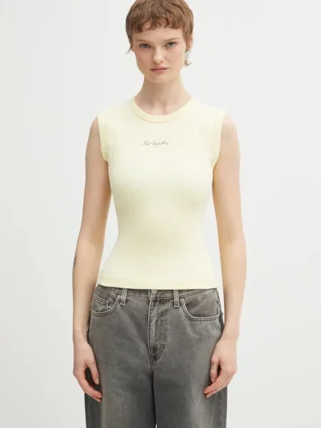 AXEL ARIGATO top Scoop Ribbed Tank