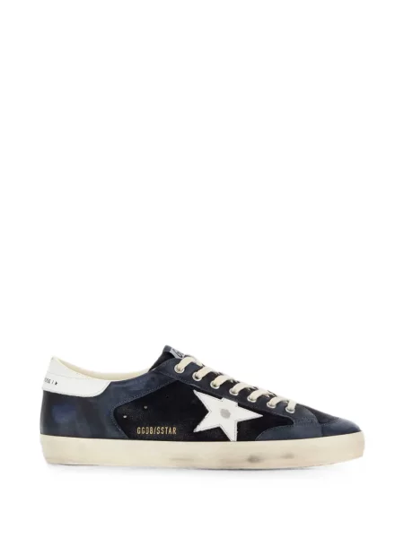 Sneakerși Golden Goose din piele albastru