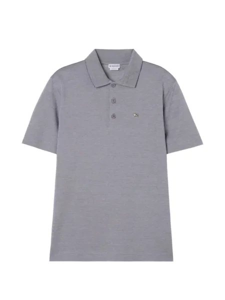 Tricou polo Burberry gri