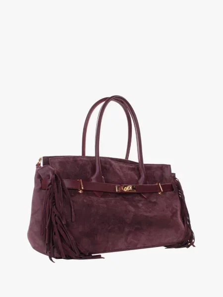 Bella Bertucci Сумка Шкіра бордовий