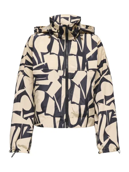 ONLY Geacă de primăvară-toamnă ONLBETTY maro deschis / negru bej